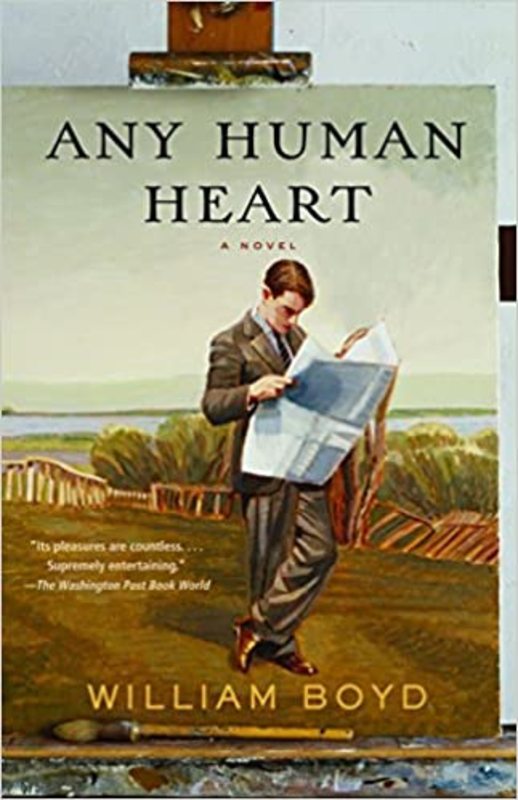 Book cover for "Any Human Heart" by William Boyd