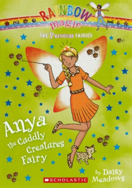 Book cover for "Anya the Cuddly Creatures Fairy" by Daisy Meadows