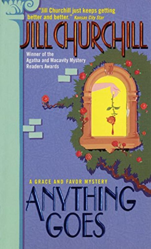 Book cover for "Anything Goes" by Jill Churchill