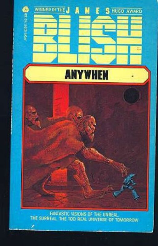 Book cover for "Anywhen" by James Blish
