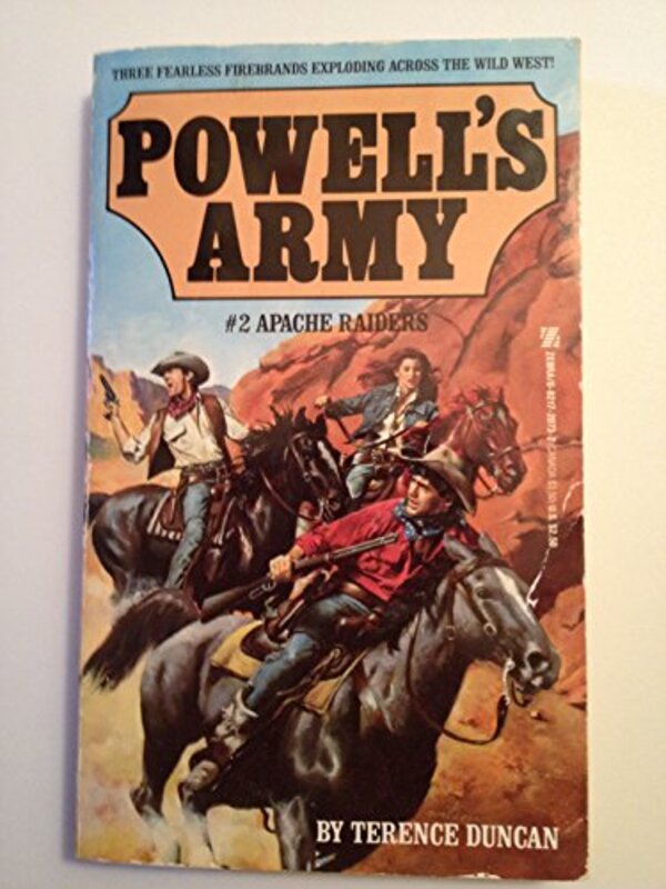 Book cover for "Apache Raiders" by Terence Duncan