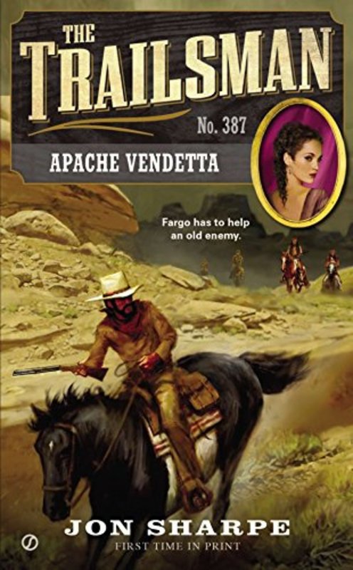 Book cover for "Apache Vendetta" by Jon Sharpe