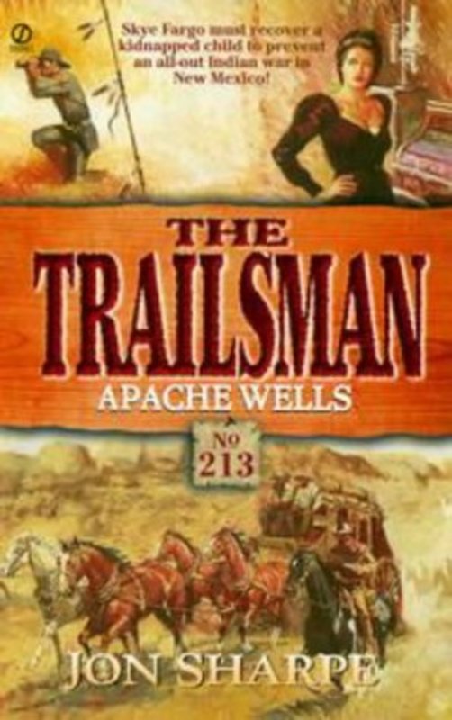 Book cover for "Apache Wells" by Jon Sharpe