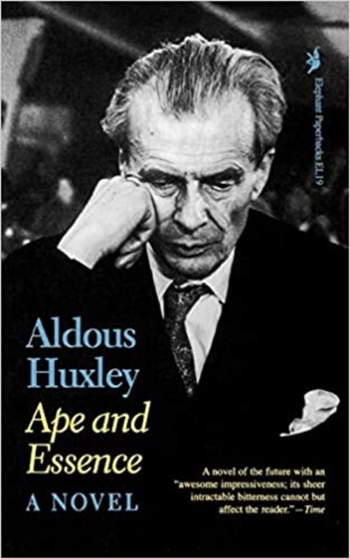 Book cover for "Ape and Essence" by Aldous Huxley