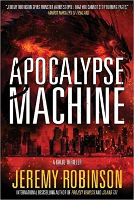 Book cover for "Apocalypse Machine" by Jeremy Robinson