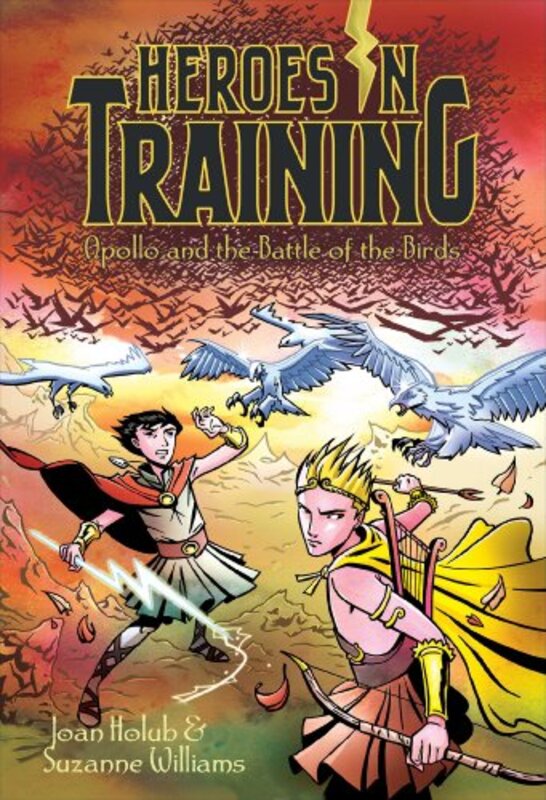 Book cover for "Apollo and the Battle of the Birds" by Suzanne Williams