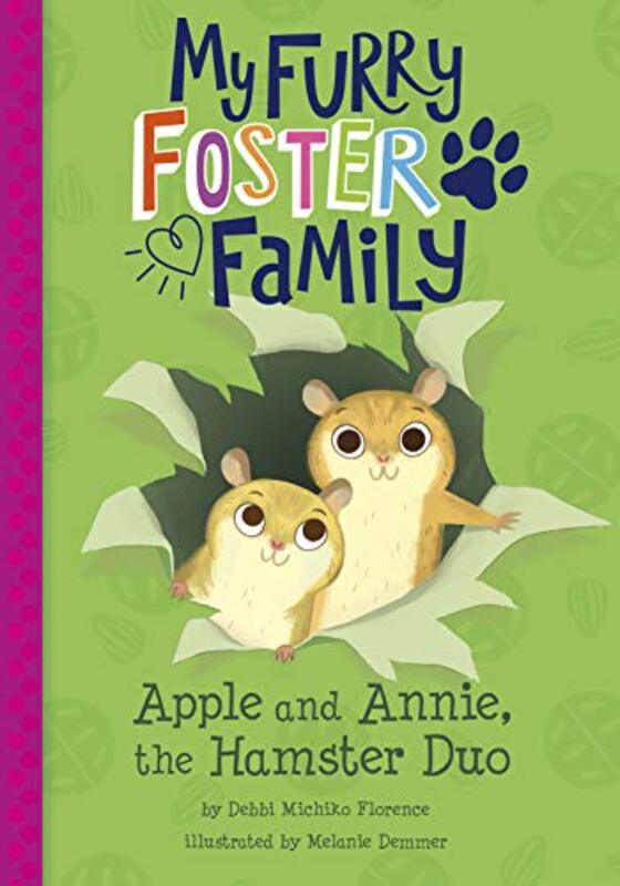 Book cover for "Apple and Annie, the Hamster Duo" by Debbi Michiko Florence