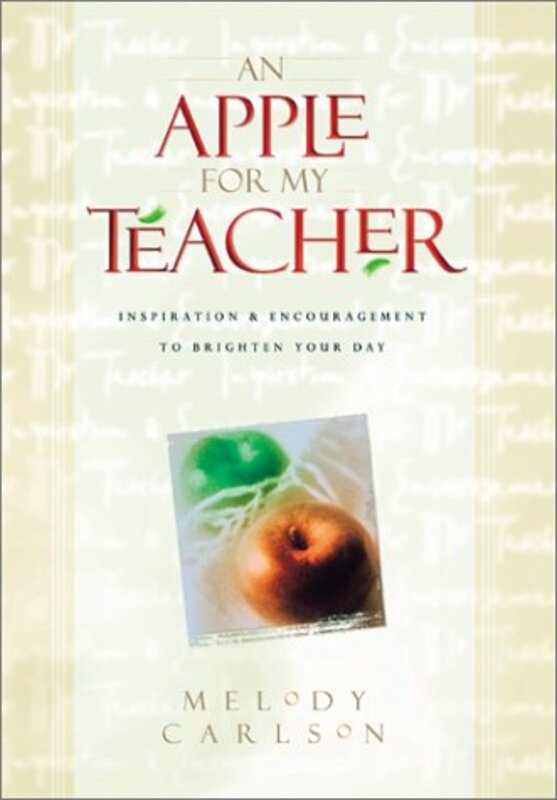 Book cover for "Apple for My Teacher" by Melody Carlson