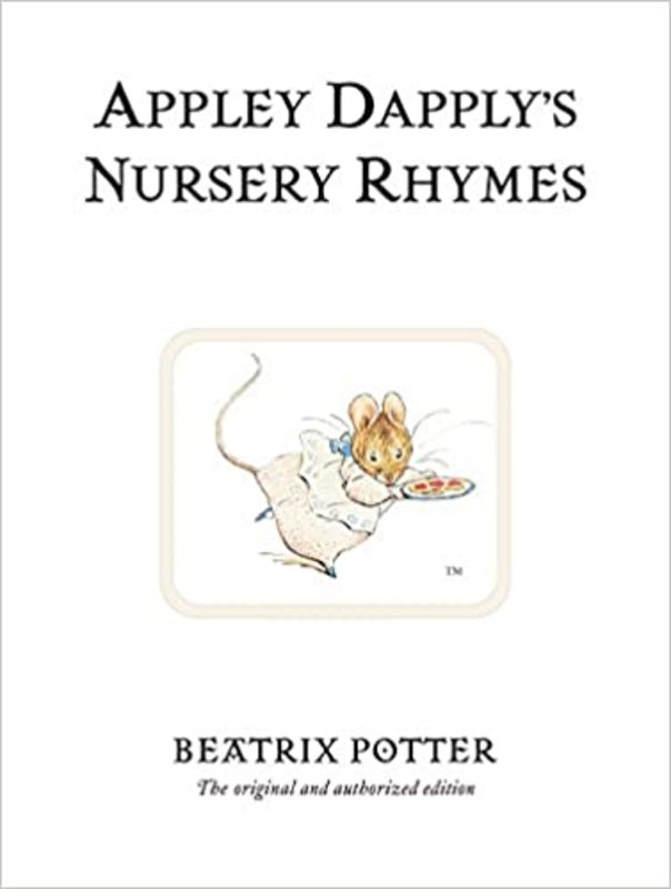 Book cover for "Appley Dapply's Nursery Rhymes" by Beatrix Potter