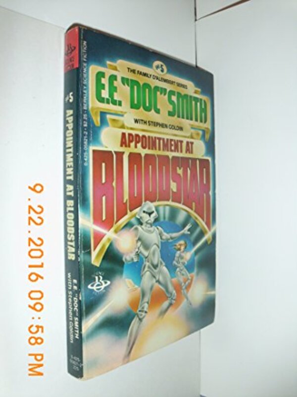 Book cover for "Appointment at Bloodstar" by EE Doc Smith
