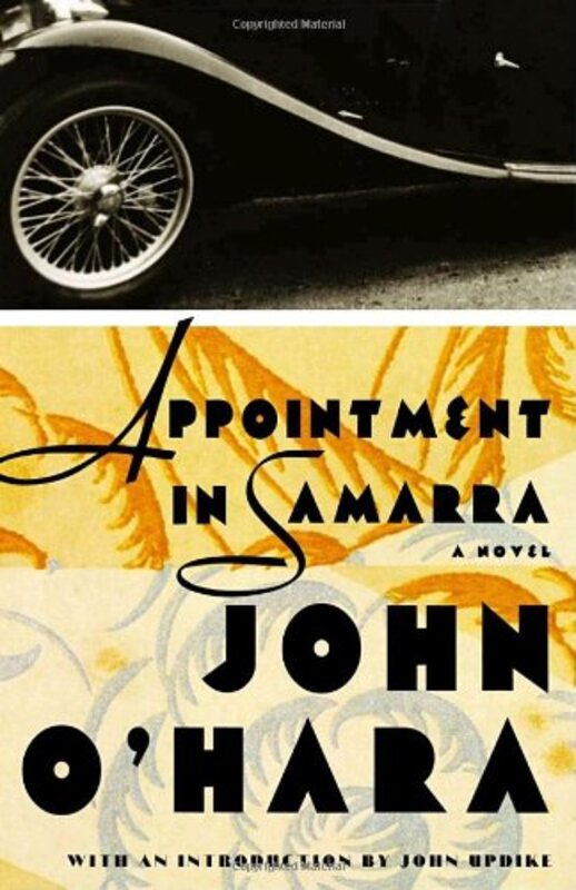 Book cover for "Appointment in Samarra" by John O'Hara
