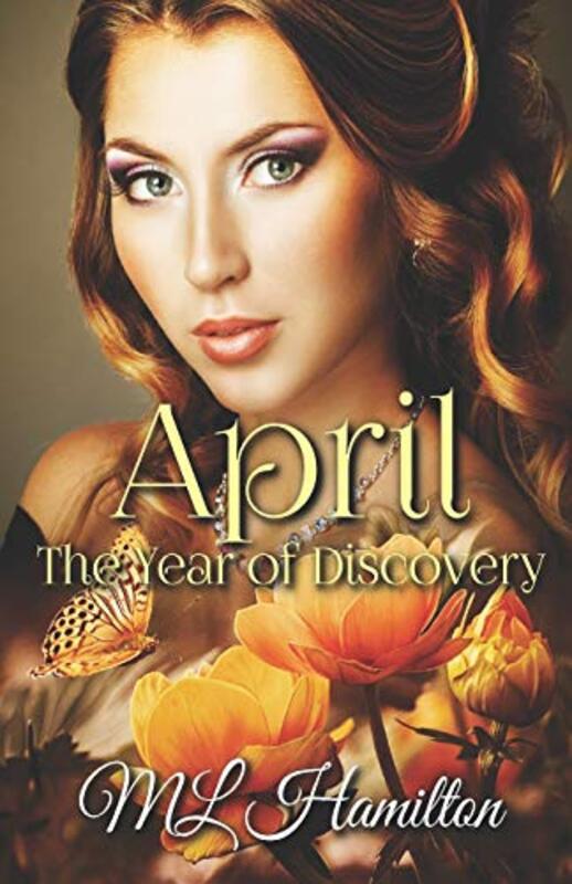 Book cover for "April" by ML Hamilton