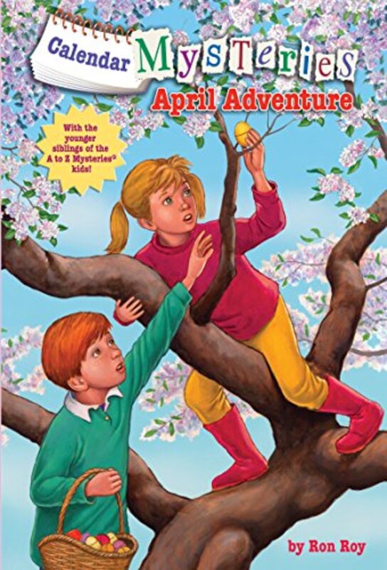 Book cover for "April Adventure" by Ron Roy