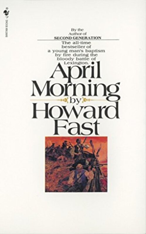 Book cover for "April Morning" by Howard Fast