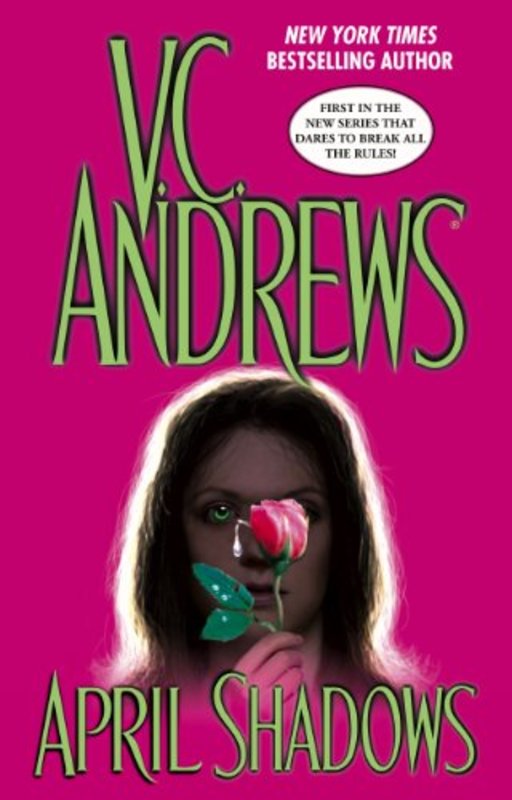 Book cover for "April Shadows" by V. C. Andrews