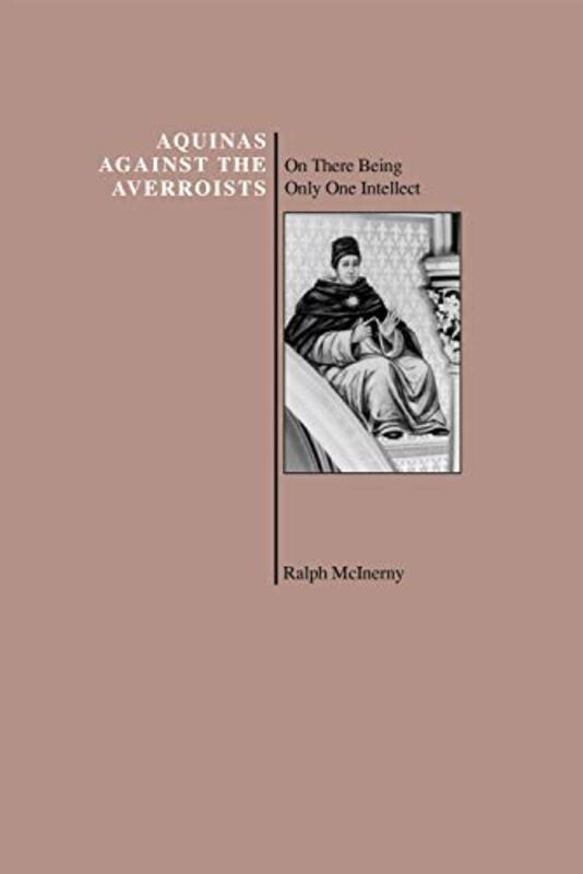 Book cover for "Aquinas Against the Averroists" by Ralph McInerny