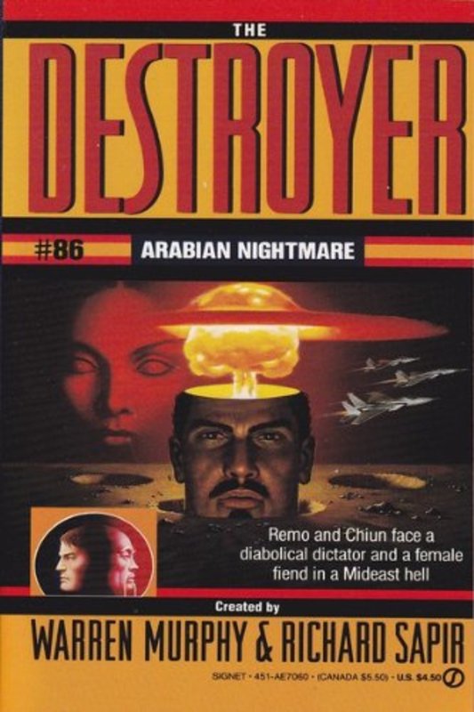 Book cover for "Arabian Nightmare" by Warren Murphy