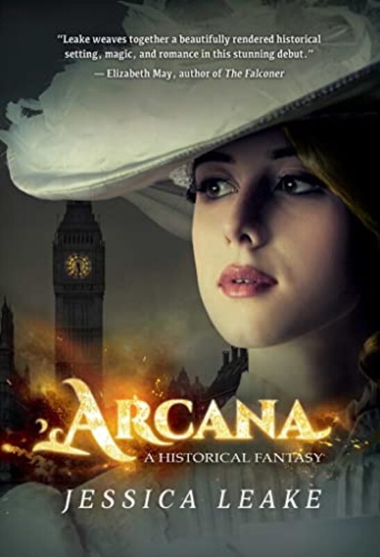 Book cover for "Arcana" by Jessica Leake