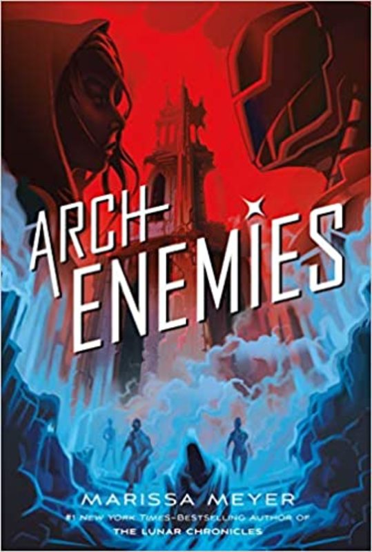 Book cover for "Archenemies" by Marissa Meyer