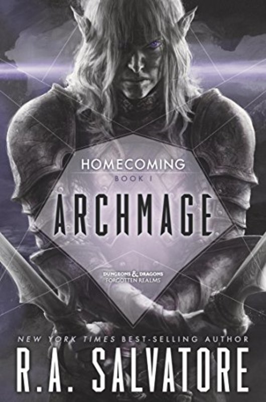 Book cover for "Archmage" by RA Salvatore