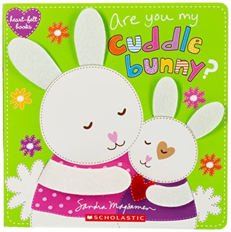 Book cover for "Are You My Cuddle Bunny?" by Sandra Magsamen