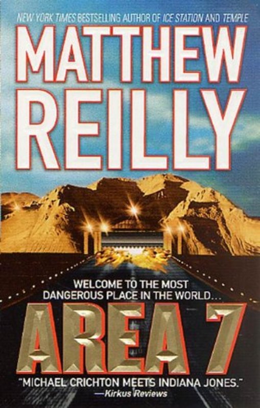 Book cover for "Area 7" by Matthew Reilly