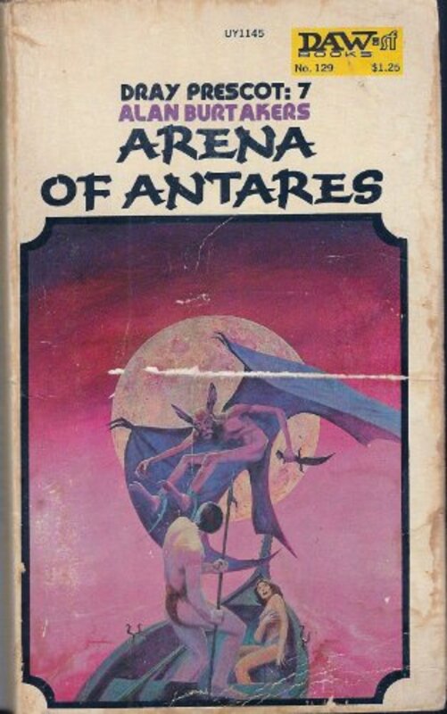 Book cover for "Arena of Antares" by Kenneth Bulmer