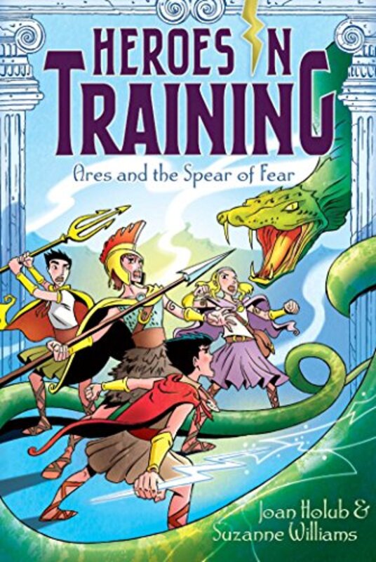 Book cover for "Ares and the Spear of Fear" by Suzanne Williams