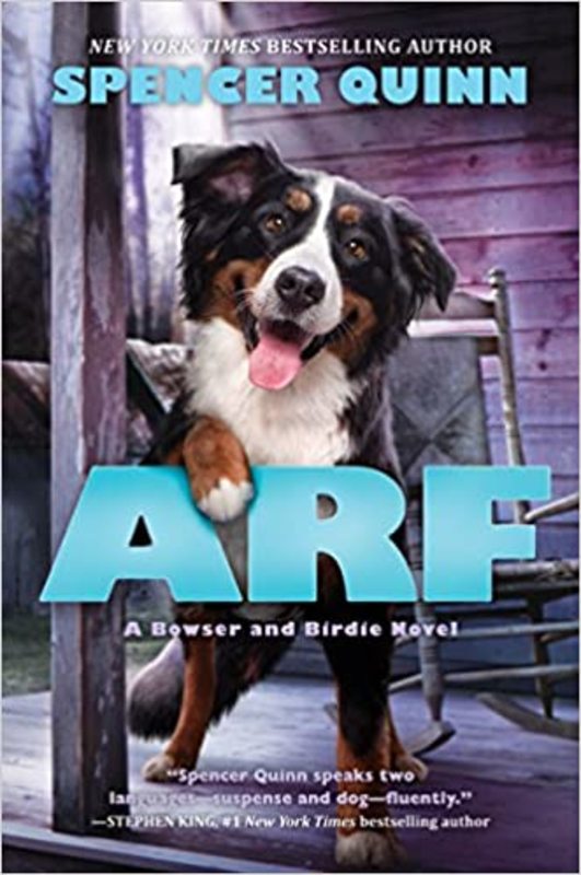 Book cover for "Arf" by Spencer Quinn