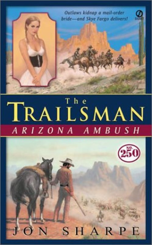 Book cover for "Arizona Ambush" by Jon Sharpe