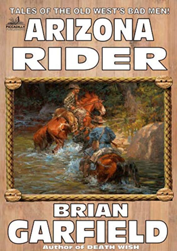 Book cover for "Arizona Rider" by Brian Garfield