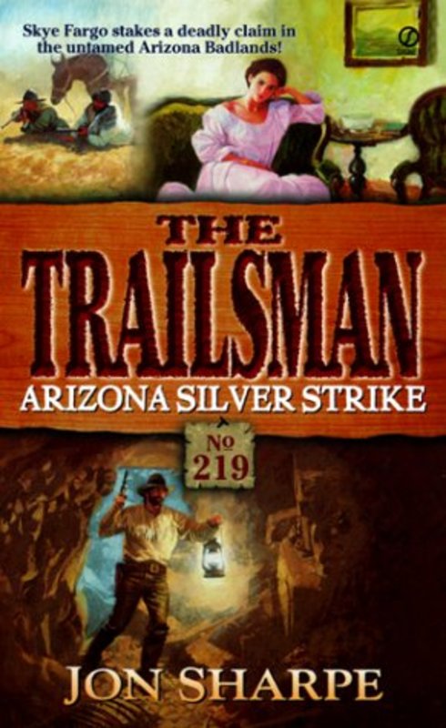 Book cover for "Arizona Silver Strike" by Jon Sharpe