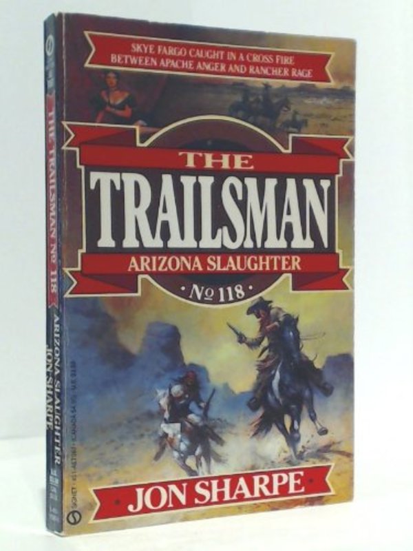 Book cover for "Arizona Slaughter" by Jon Sharpe