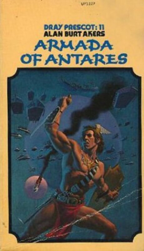 Book cover for "Armada of Antares" by Kenneth Bulmer