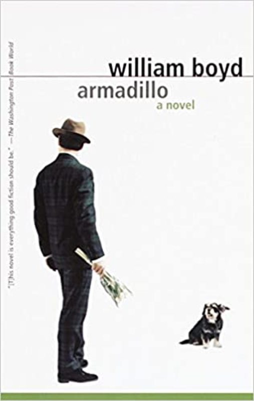 Book cover for "Armadillo" by William Boyd