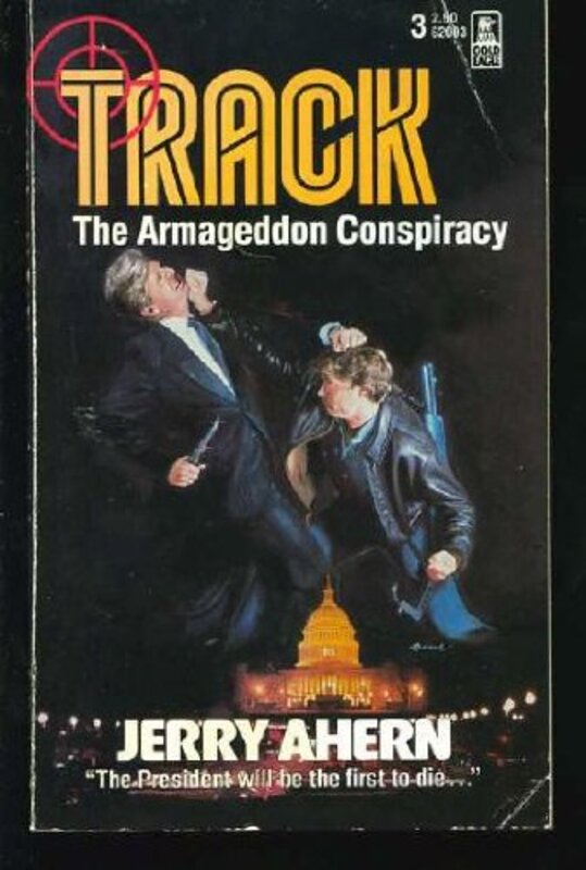 Book cover for "Armageddon Conspiracy" by Jerry Ahern