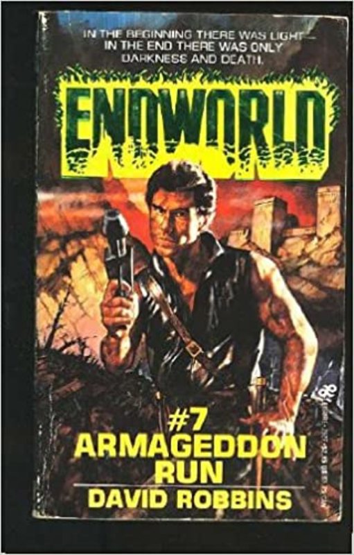 Book cover for "Armageddon Run" by David Robbins