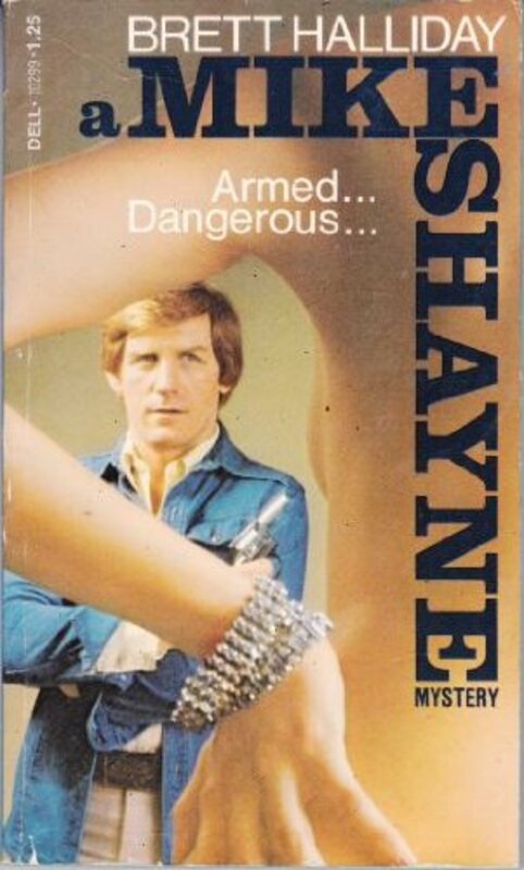 Book cover for "Armed... Dangerous..." by Brett Halliday