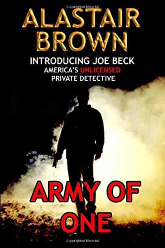 Book cover for "Army of One" by Alastair Brown