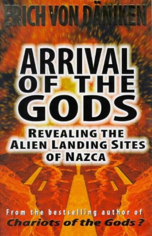 Book cover for "Arrival of the Gods" by Erich von Däniken