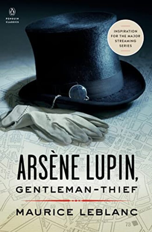 Book cover for "Arsène Lupin, Gentleman-Thief" by Maurice Leblanc