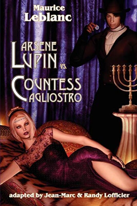 Book cover for "Arsene Lupin Vs Countess Cagliostro" by Maurice Leblanc