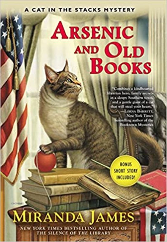 Book cover for "Arsenic and Old Books" by Miranda James
