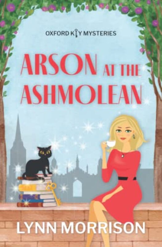 Book cover for "Arson at the Ashmolean" by Lynn Morrison