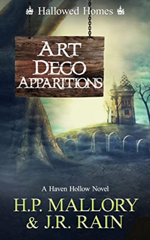 Book cover for "Art Deco Apparitions" by J R Rain