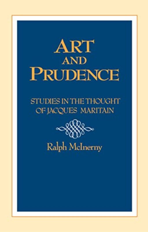 Book cover for "Art and Prudence" by Ralph McInerny