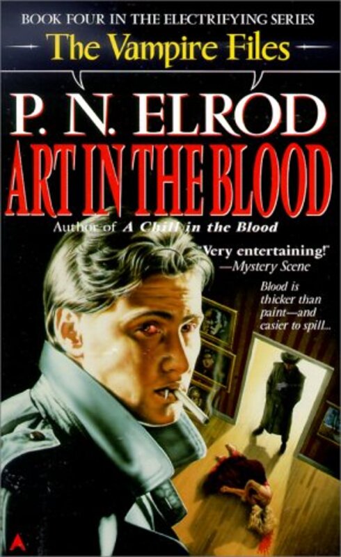 Book cover for "Art in the Blood" by PN Elrod