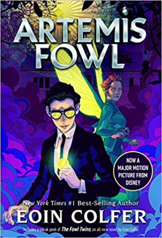 Book cover for "Artemis Fowl" by Eoin Colfer