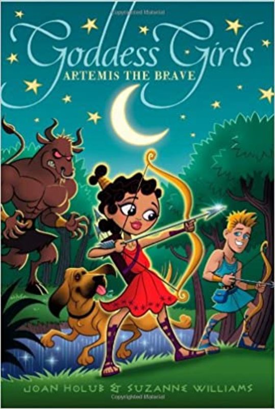 Book cover for "Artemis the Brave" by Suzanne Williams