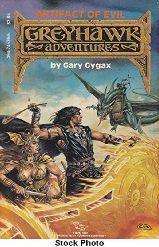 Book cover for "Artifact of Evil" by Gary Gygax